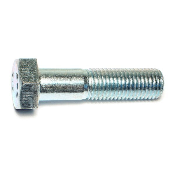 Midwest Fastener Class 8.8, M20-2.50 Hex Head Cap Screw, Zinc Plated Steel, 80 mm L, 5 PK 53534 - main